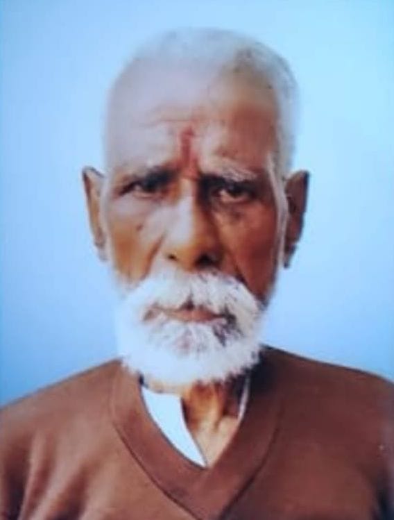 The deceased elderly man was identified through social media.