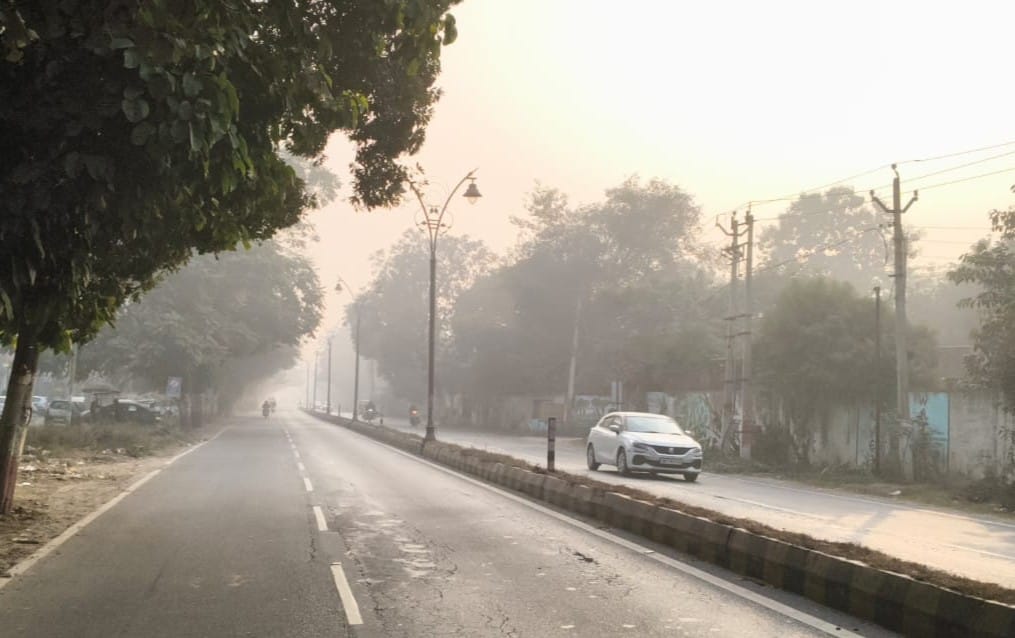 The lack of sunshine throughout the day further intensified the biting cold