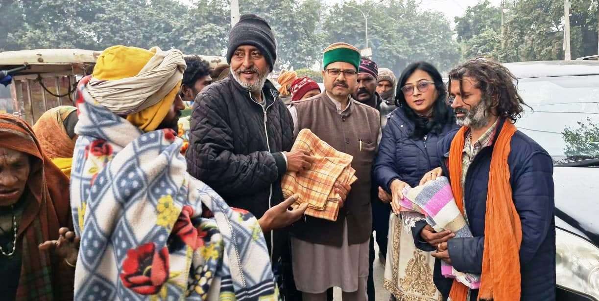 The trust distributed blankets and jackets