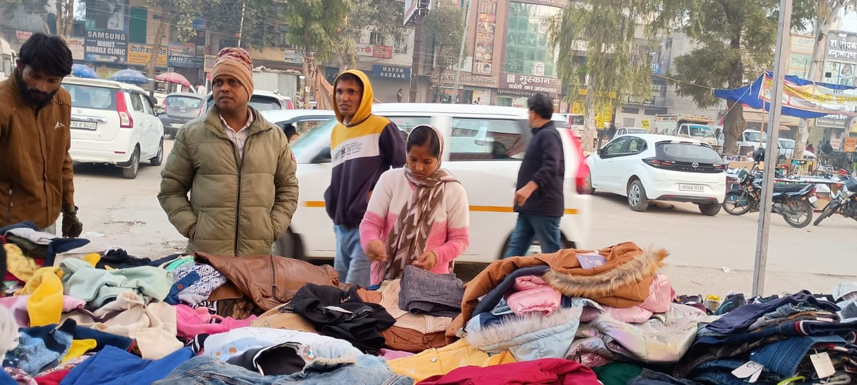 Demand for women's woolen Kashmiri suits rises