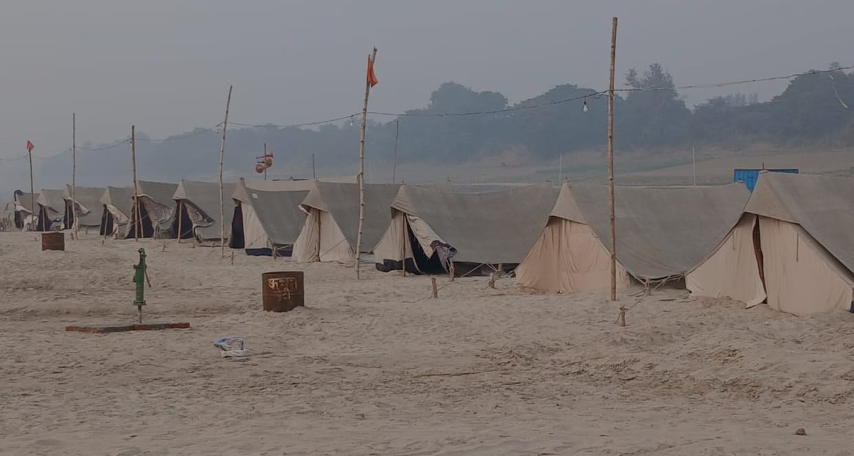 Magh Mela: Bathing on Paush Purnima today, 300 tents set up in Semradhnath, Kalpavasis are starting to arrive