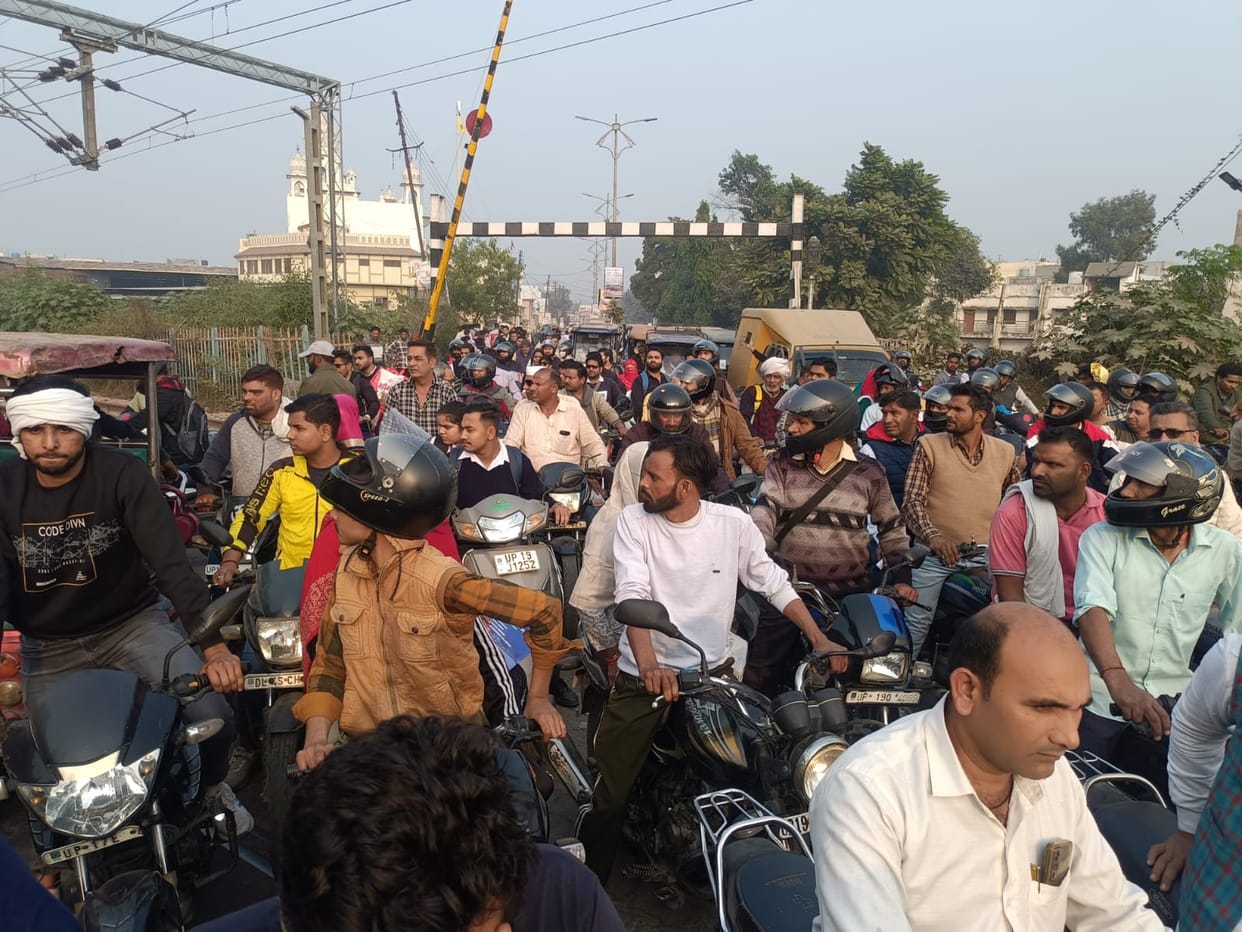 Jam in the city, drivers worried