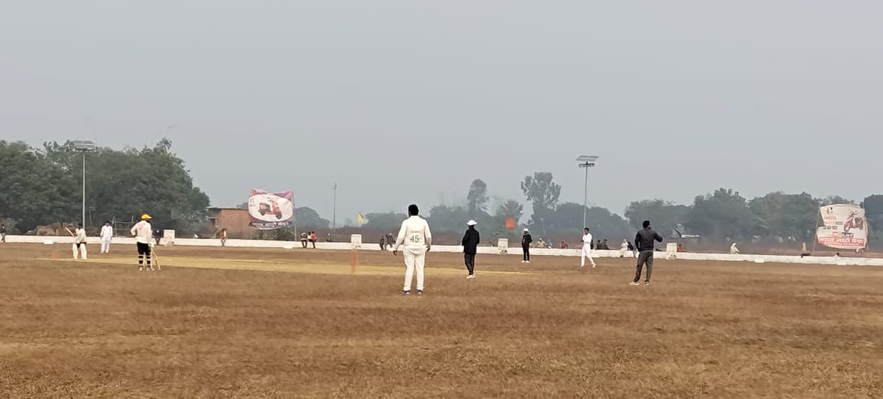 DBS won the league match by defeating PCA Mirzapur by three wickets.