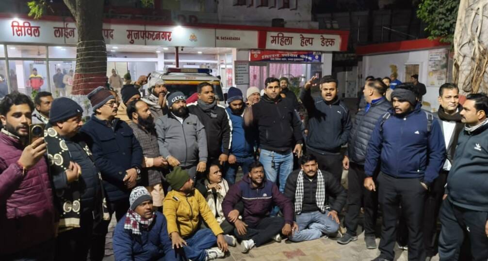 Attack on SP District President Zia Choudhary