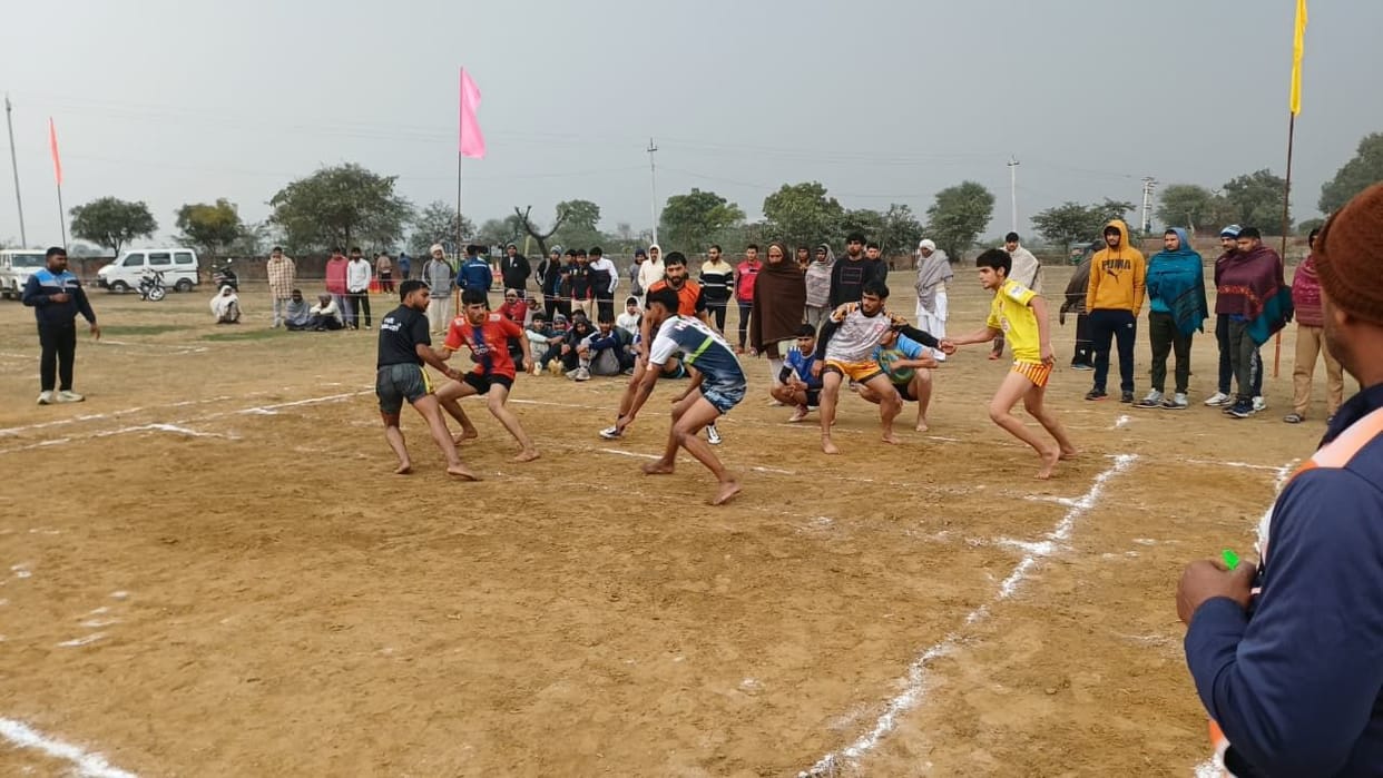 Kabaddi competition organized in Pauli village
