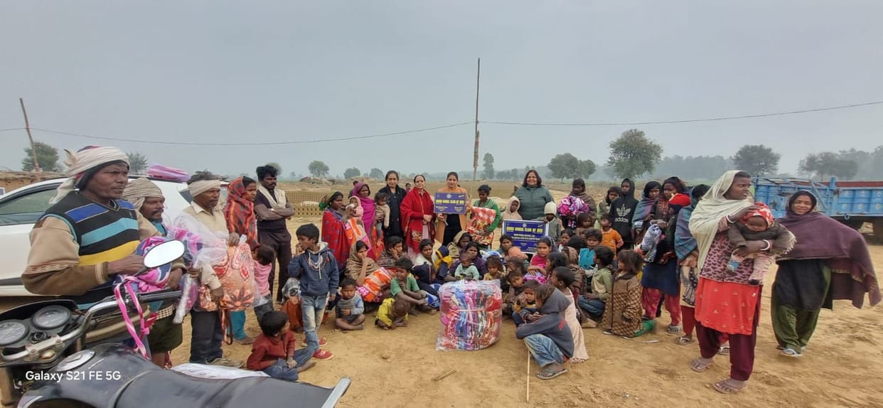 Blankets distributed to brick kiln workers on New Year