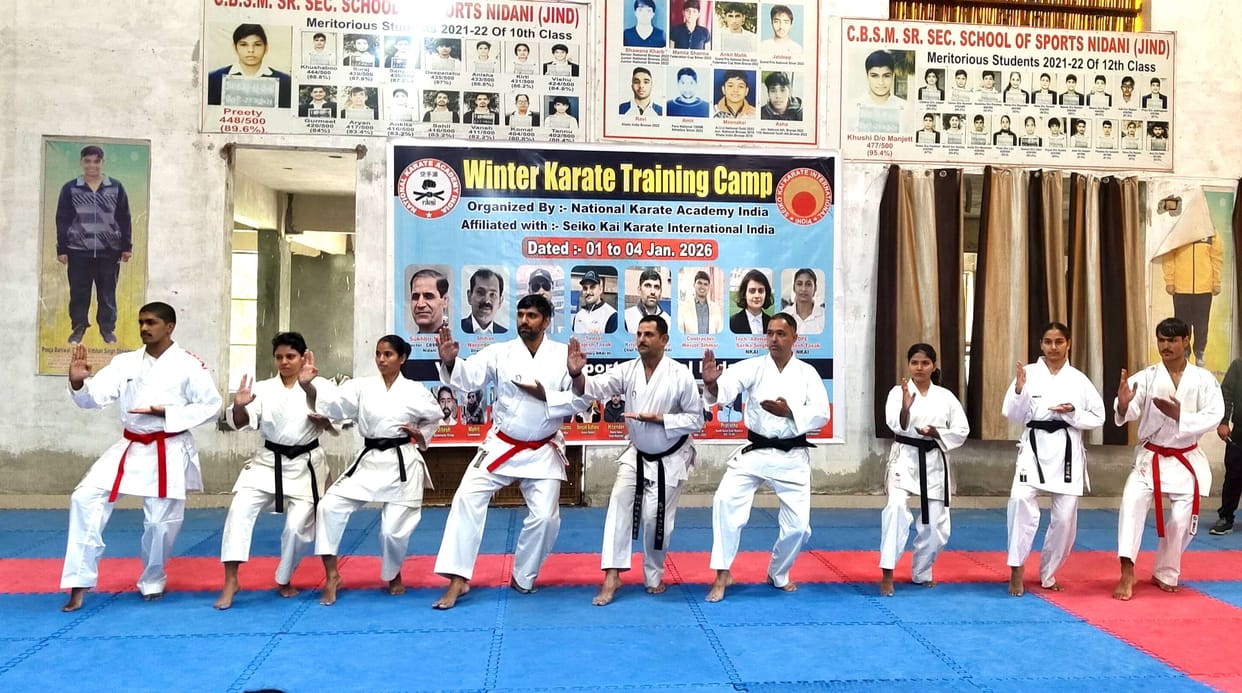 Three-day Karate camp concludes at Sports School Nidhani