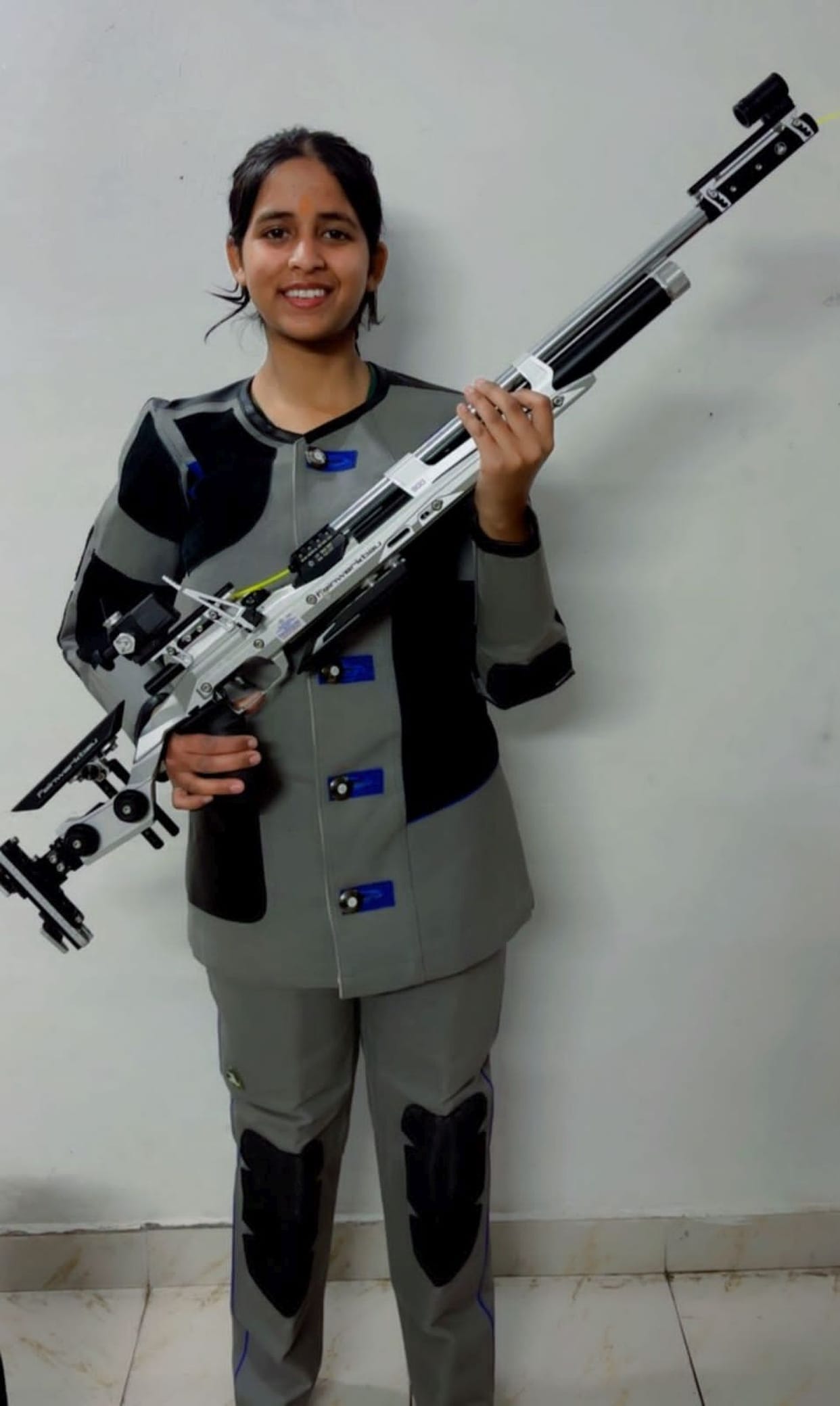 Aakriti made it to the national level in shooting