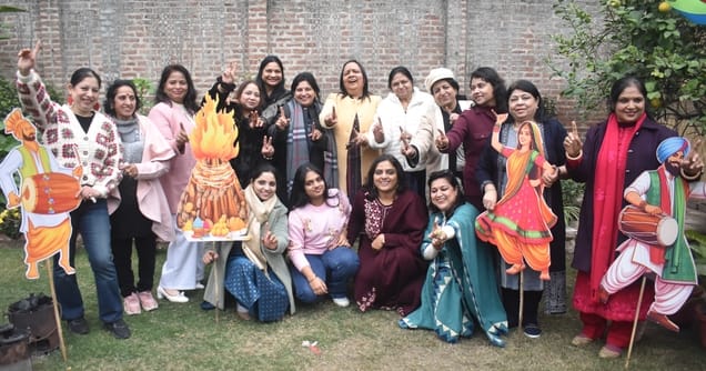 Women danced to film songs