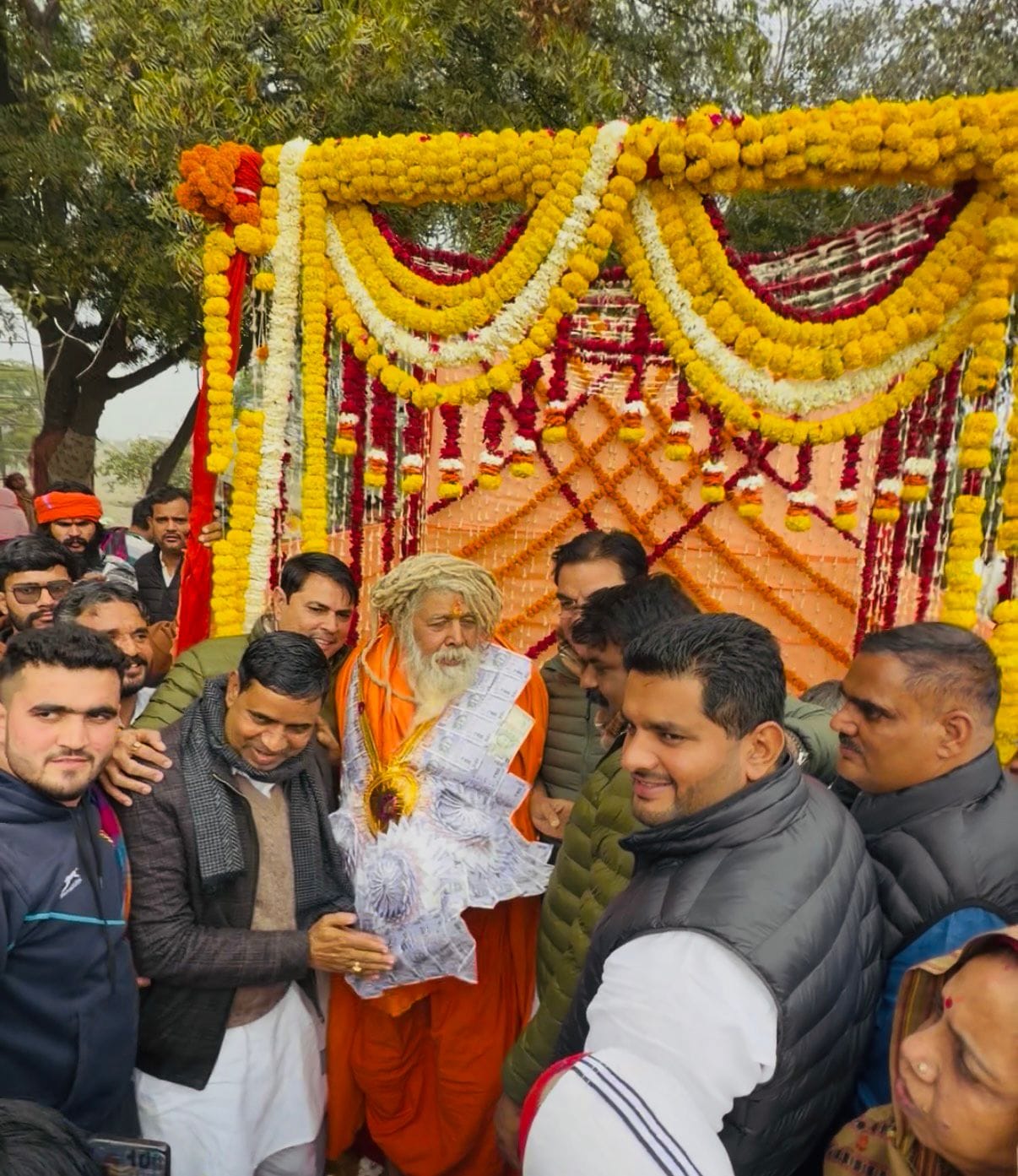31 day long Jaldhara tapasya for world peace