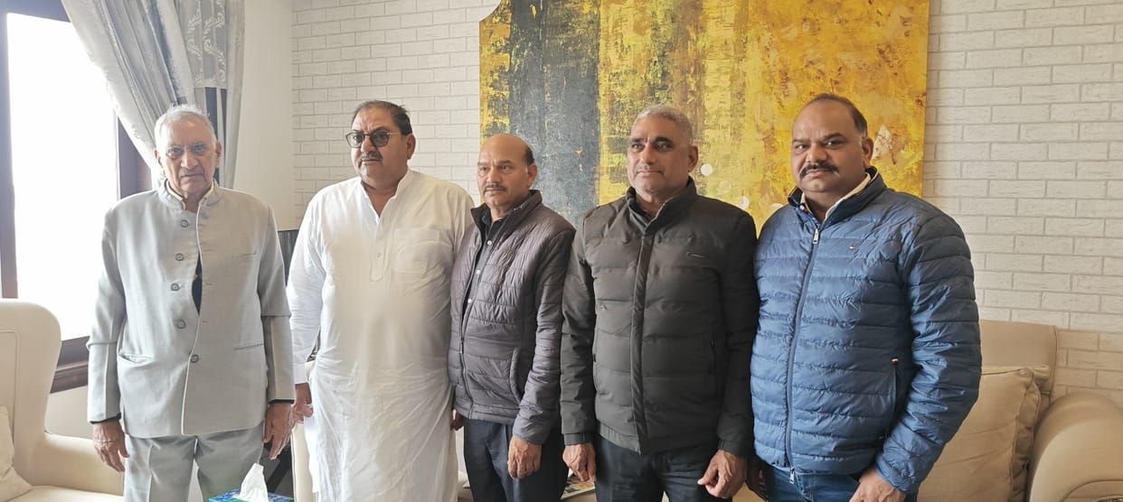 Former MLA Radheshyam Sharma has left the Congress party and will join INLD.