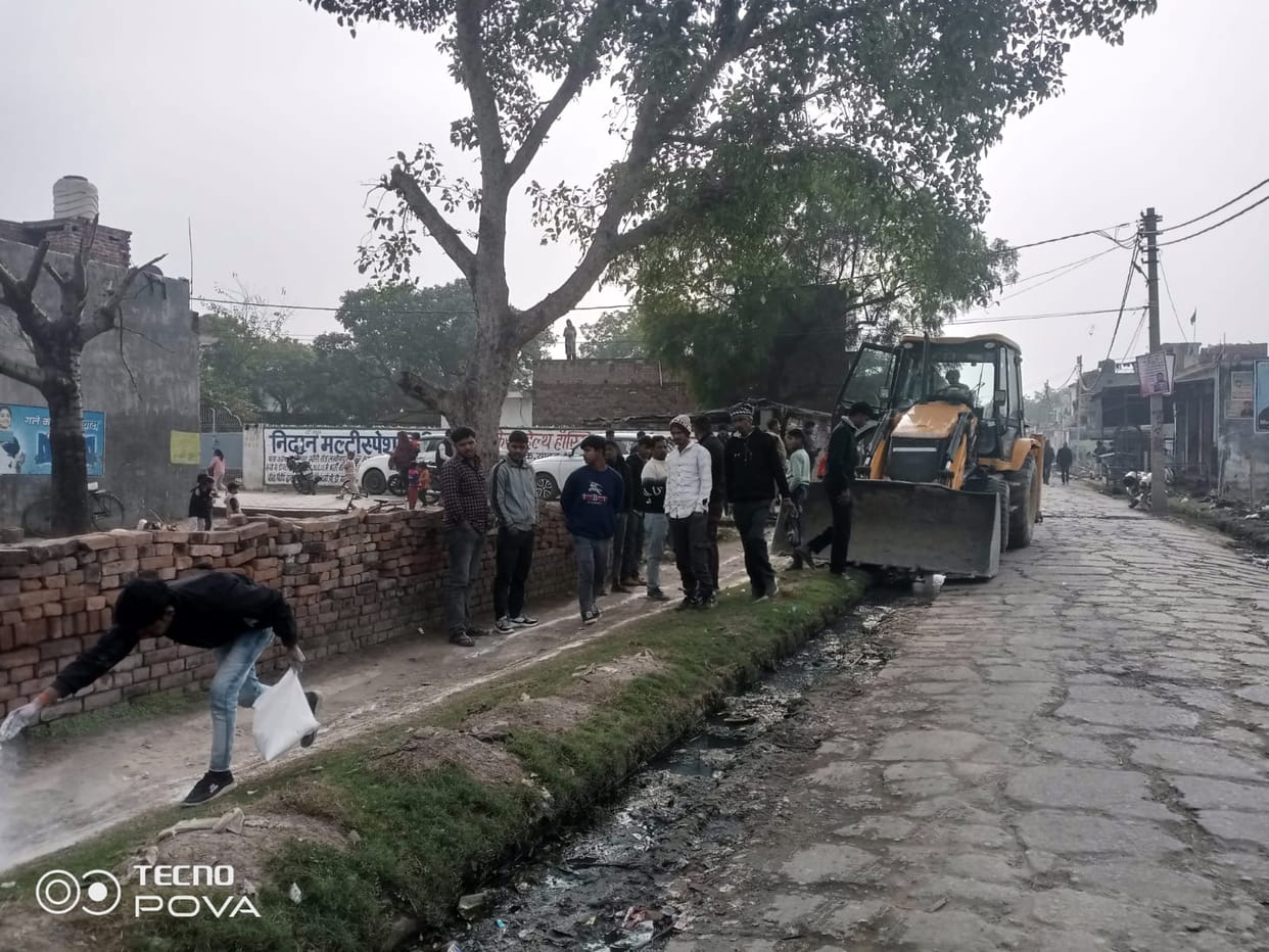 Some people removed the encroachment marks themselves.