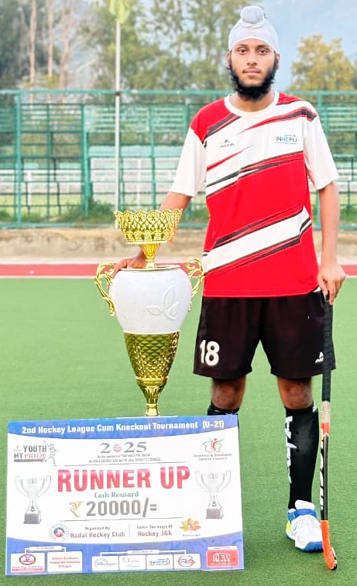 Srinagar, Two Hockey Players, Selection, National School Games