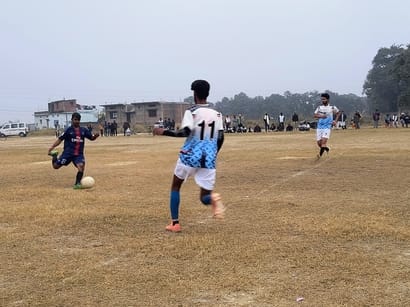 Salempur Eleven won the penalty shootout.