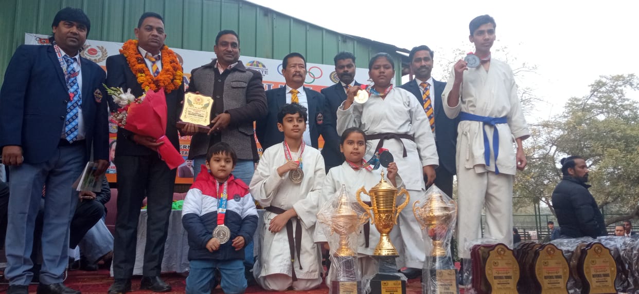Five players from Meerut won medals in the Karate competition.