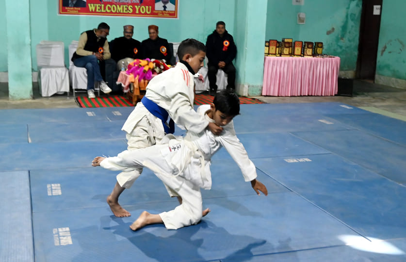 Dimple and Shivani won gold medals in judo.