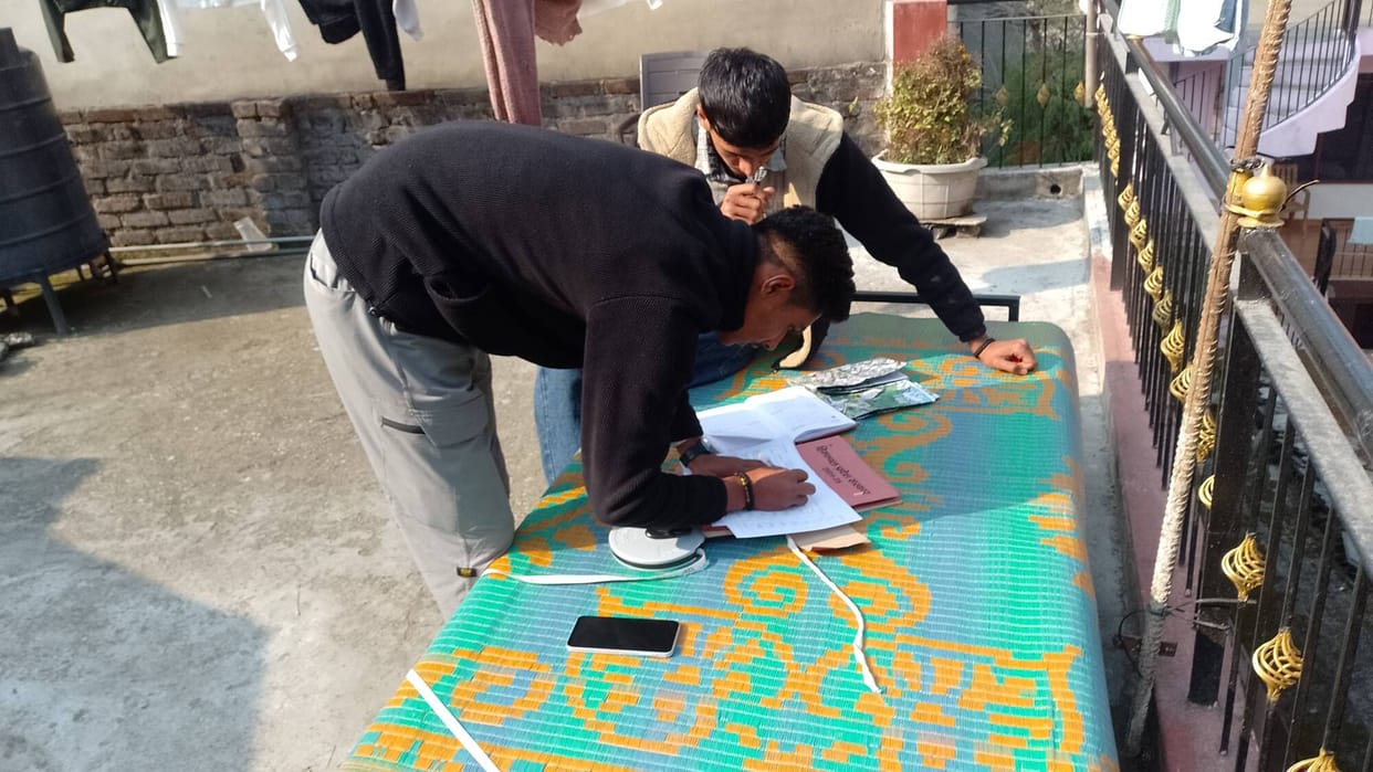 The measurement of properties has started in Suhra and Samkhetar wards.