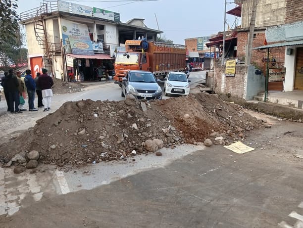 Rules are overshadowed by influence, road opened for VIPs crumbles within two days
