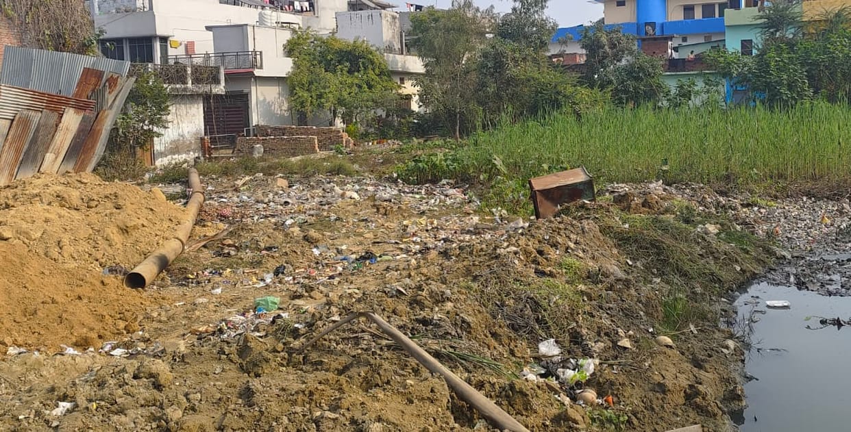 Work on Amrit Sarovar Park begins in Barkherwa