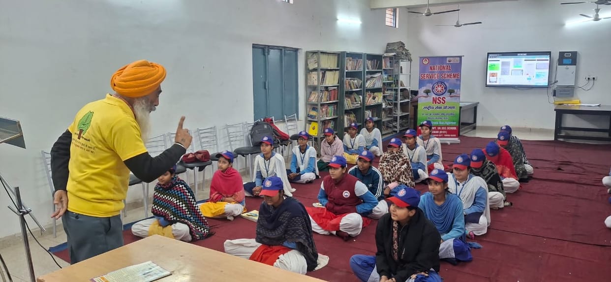 Volunteers were made aware of water conservation