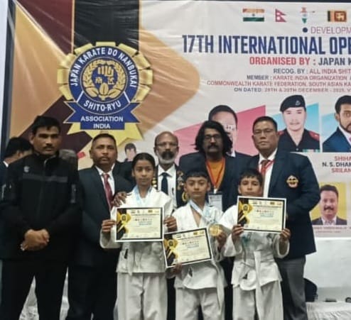 Three players won two gold and one silver medals at the international level.