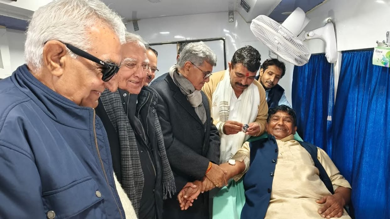 90 people donated blood on MP Deependra's birthday.