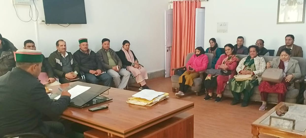 SDM held a review meeting regarding the Republic Day celebrations in Ani
