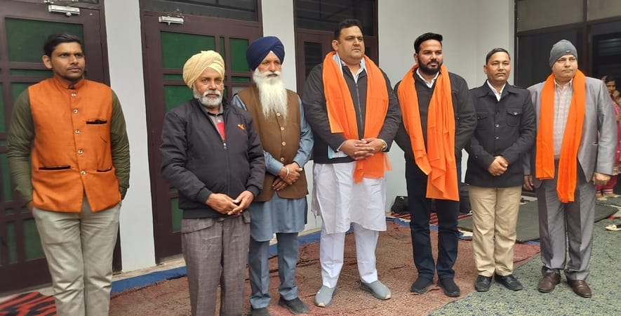 Nagar Kirtan organized in Nanheda, Machhounda and Babyal
