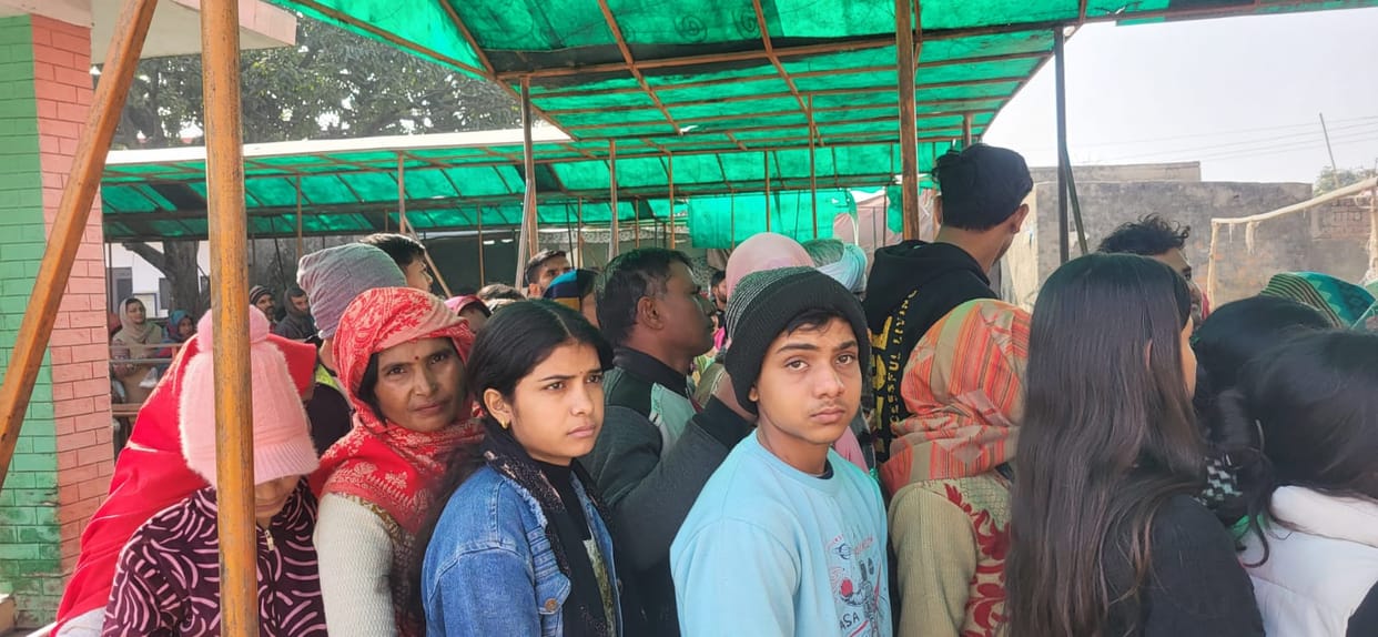 Flood of faith gathered at Bhadrakali temple