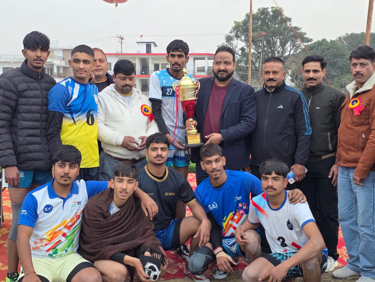 Hamirpur defeated Una in the final match of Kabaddi.