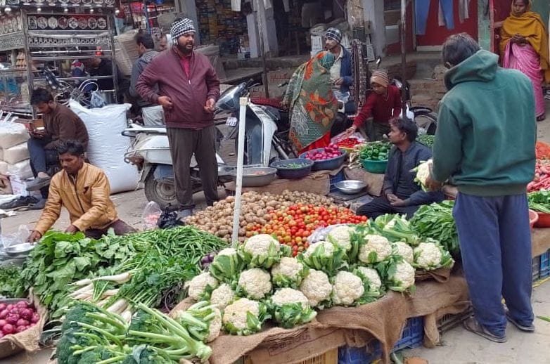 As the winter progresses, the sale of green vegetables increases