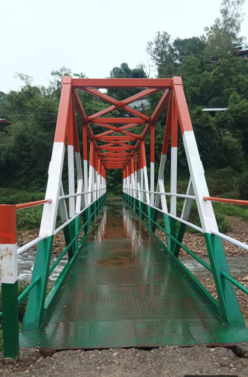 The footbridge built at a cost of Rs 90 lakh in Nihar will be inaugurated today.