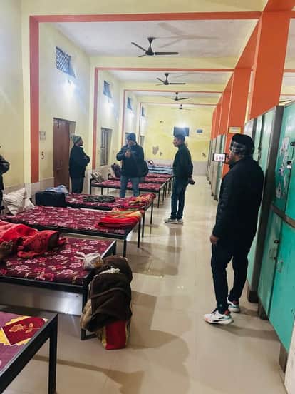 Last night, the Collector inspected the night shelter.