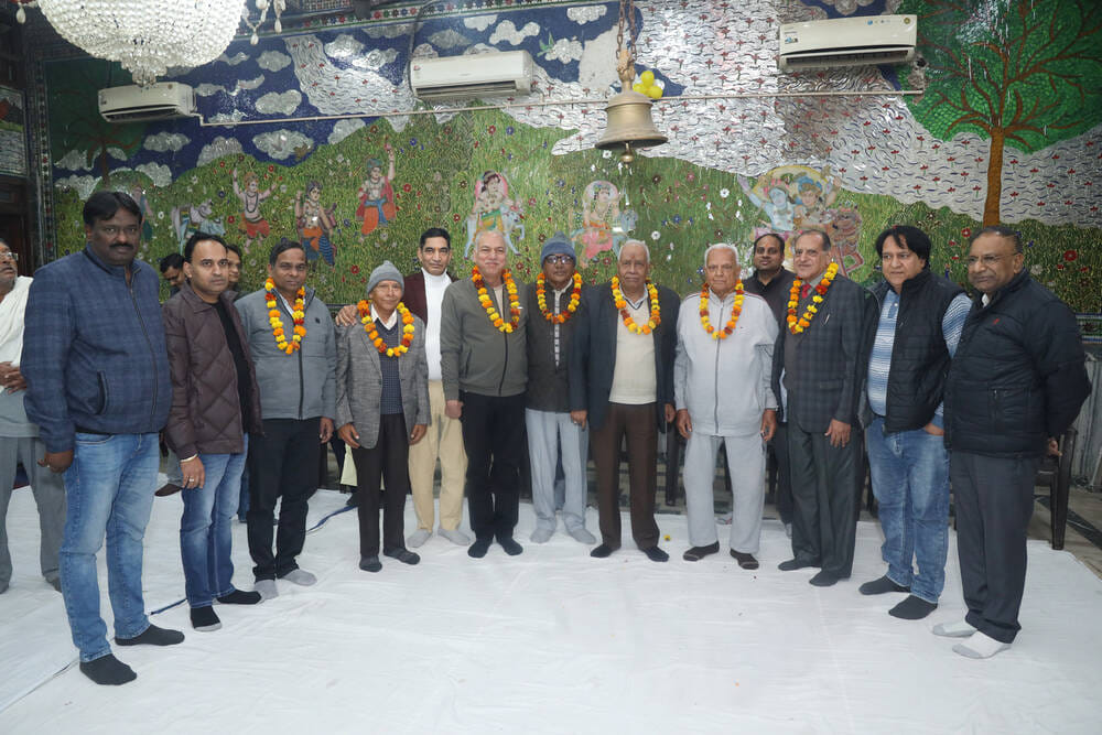 Ramesh Kumar Lohia became the head of the Hanuman Temple Trust for the 7th time