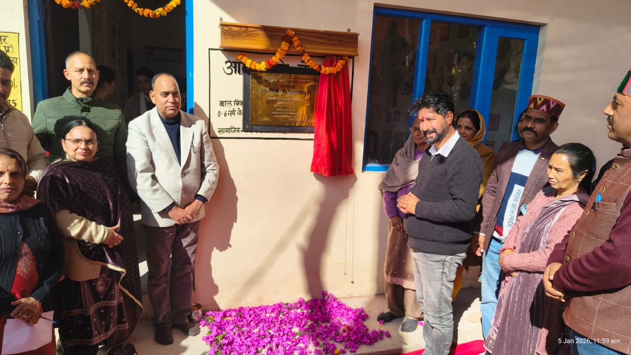 Anganwadi building inaugurated in Sultanpur