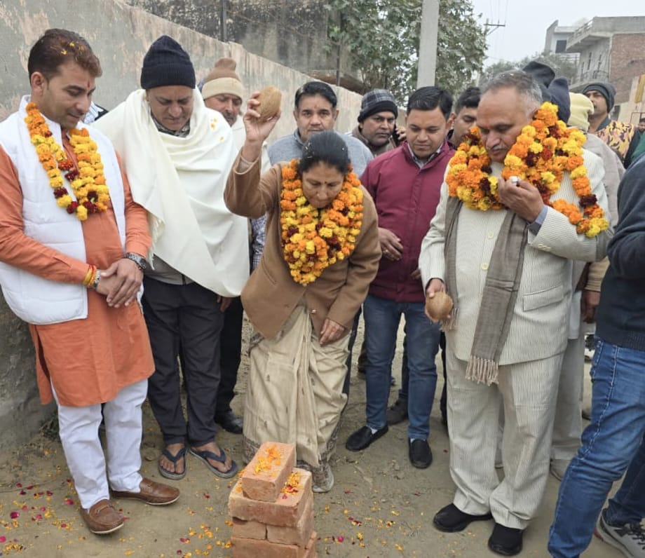 MLA inaugurated and laid the foundation stone for development works