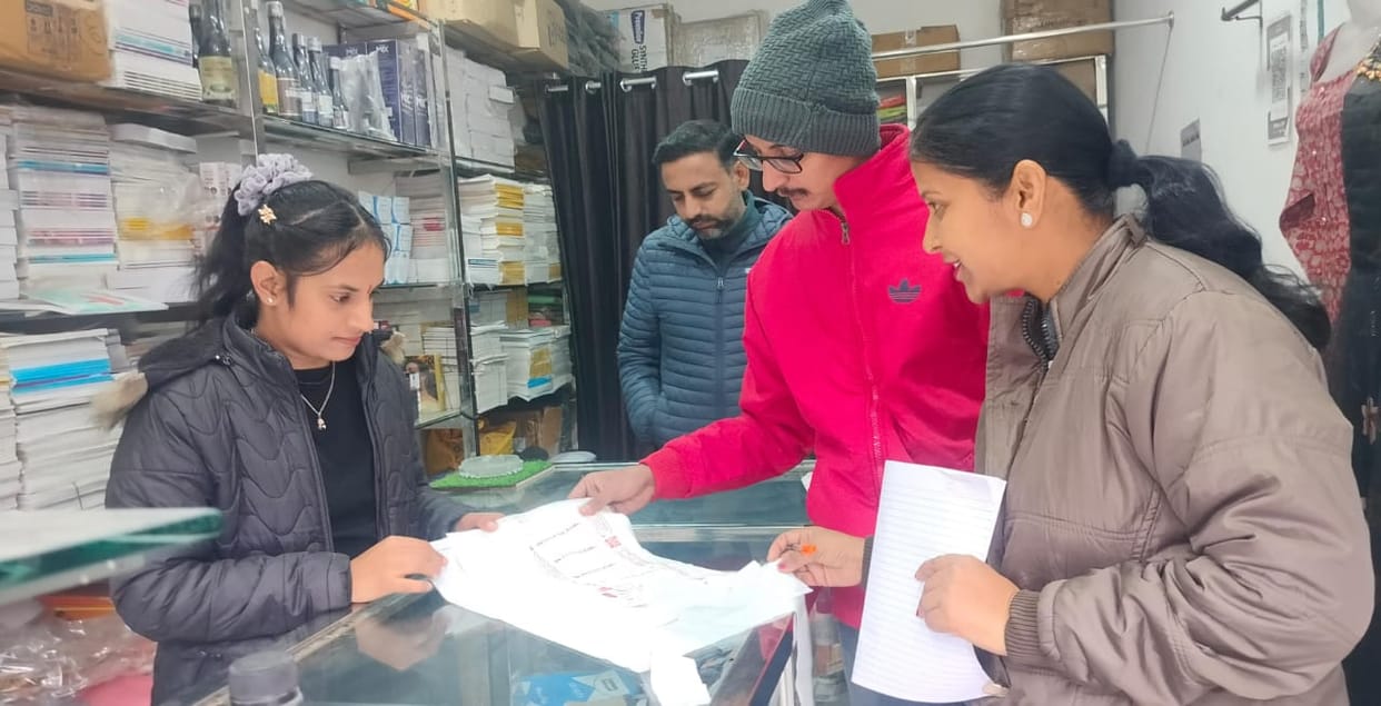The youth raised awareness among shopkeepers