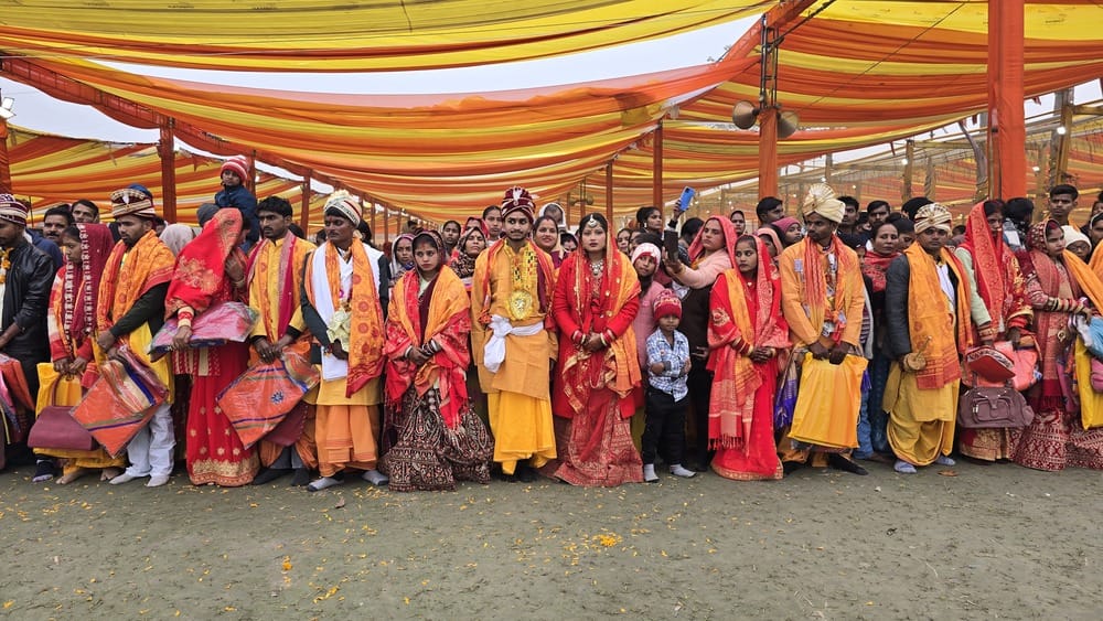 120 couples tied the knot