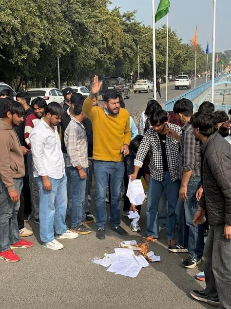 INSO burns copies of MDU admission results