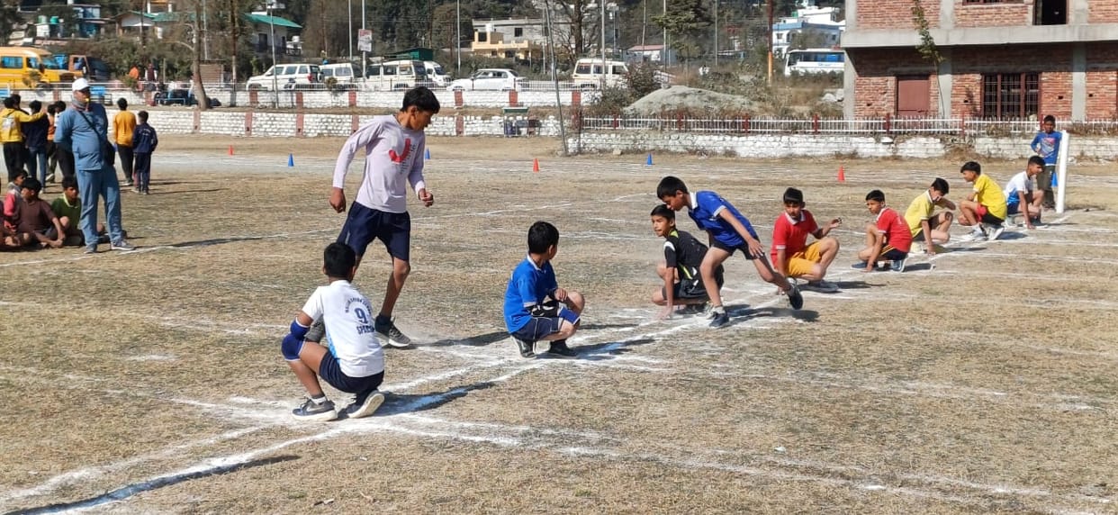 The players from Haripur village emerged victorious in the sports festival.