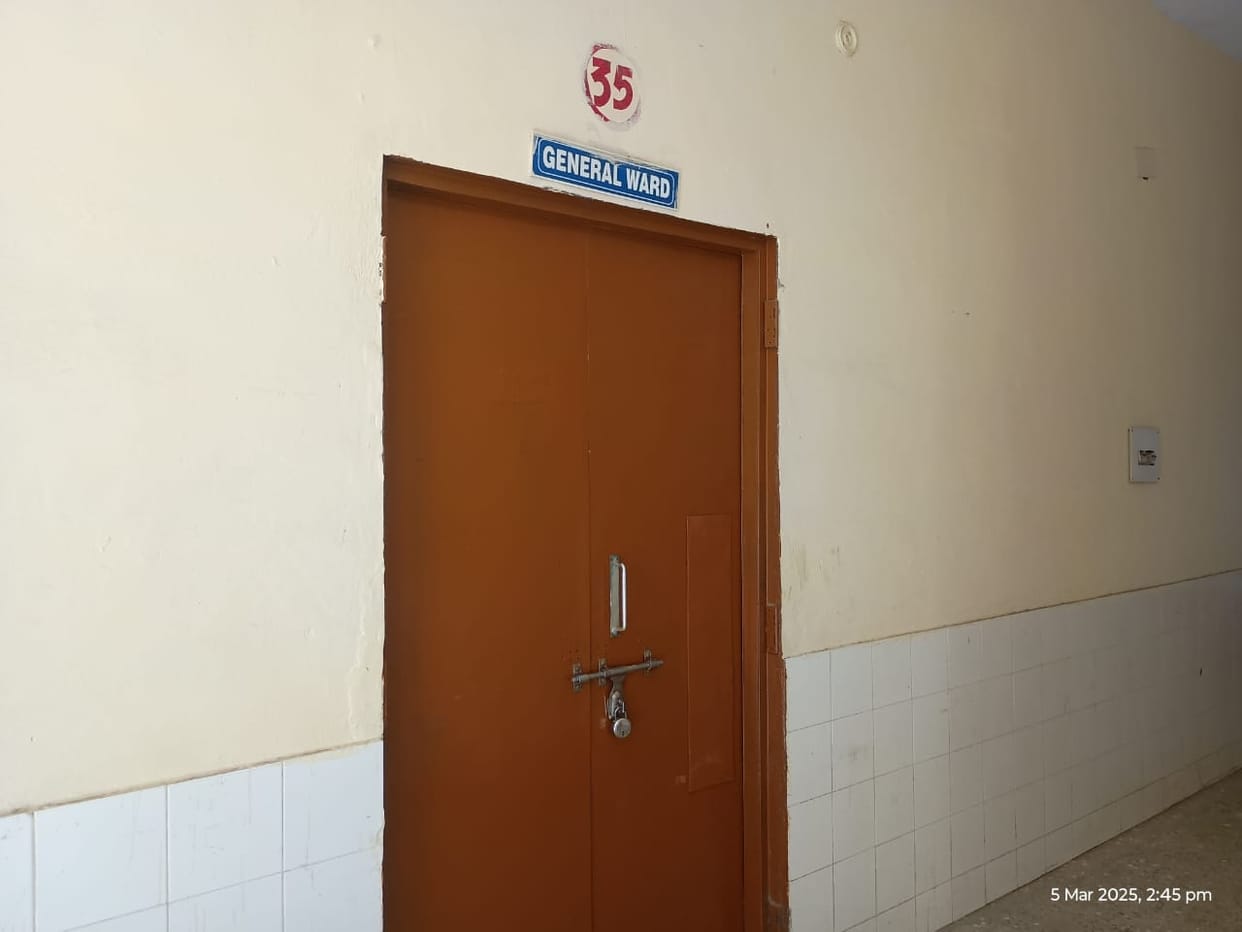 No patients have been admitted to any of the five CHCs for the past five years.