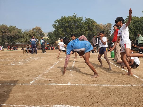 Ding Mandi team became champion in Kabaddi competition