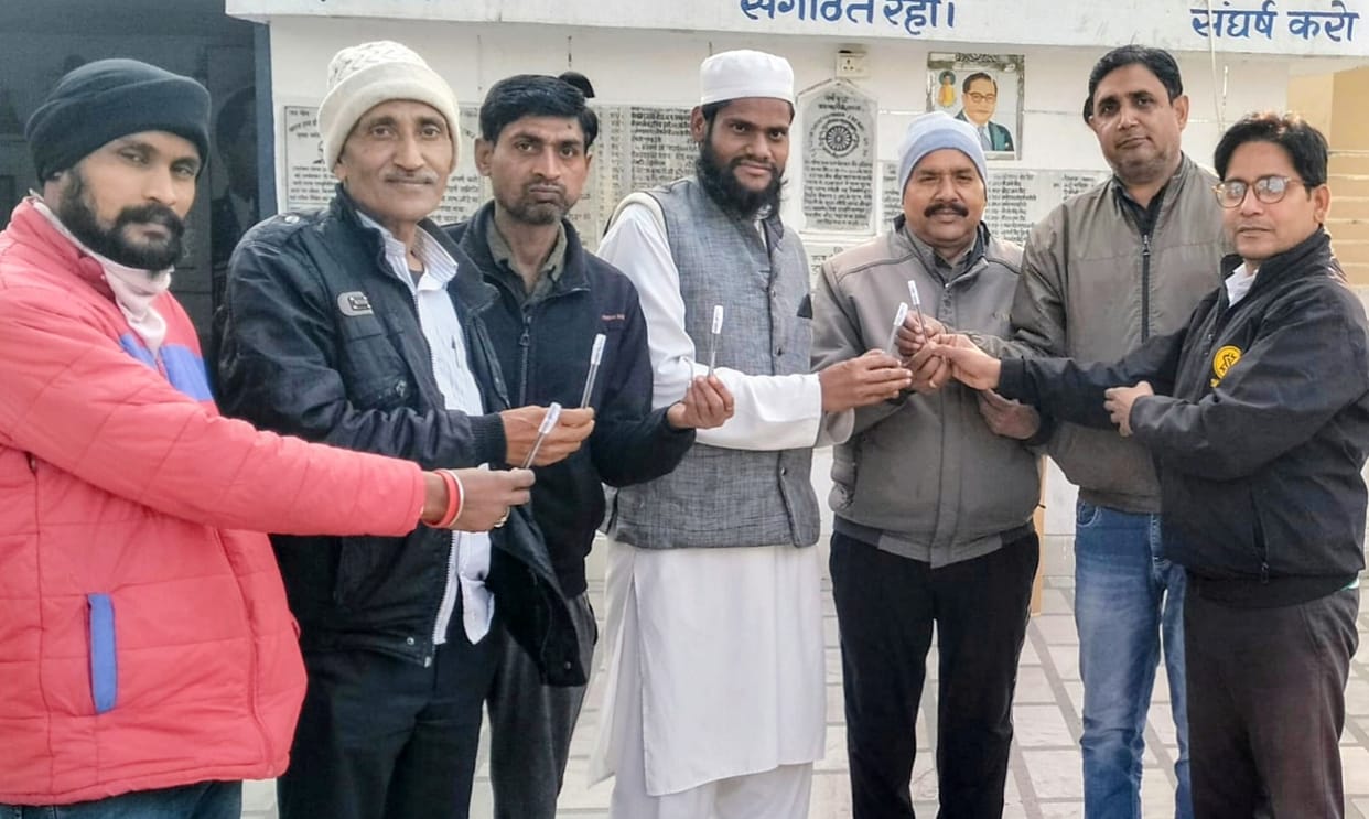 AIMIM workers distributed PAN