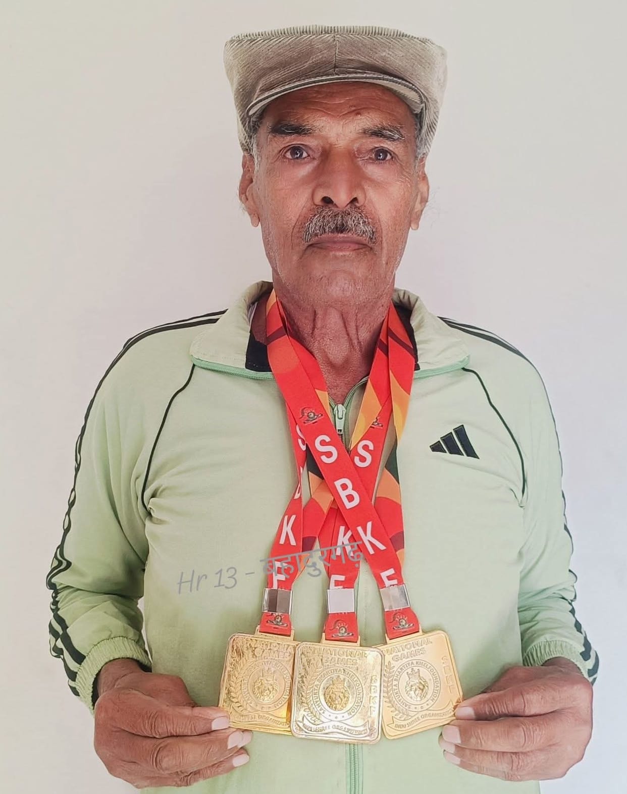 80-year-old Parmanand Malik won 3 gold medals.