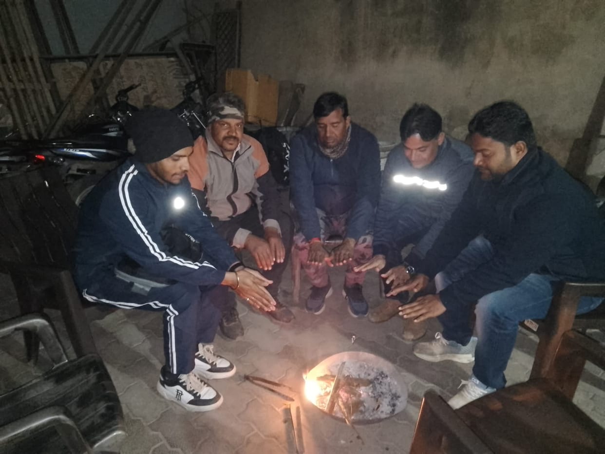 With a temperature of 3 degrees Celsius, Narnaul had the coldest night in the state.