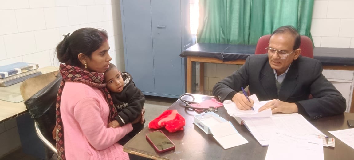 Children are falling ill with colds and coughs; advice is being given to protect them from the cold weather.