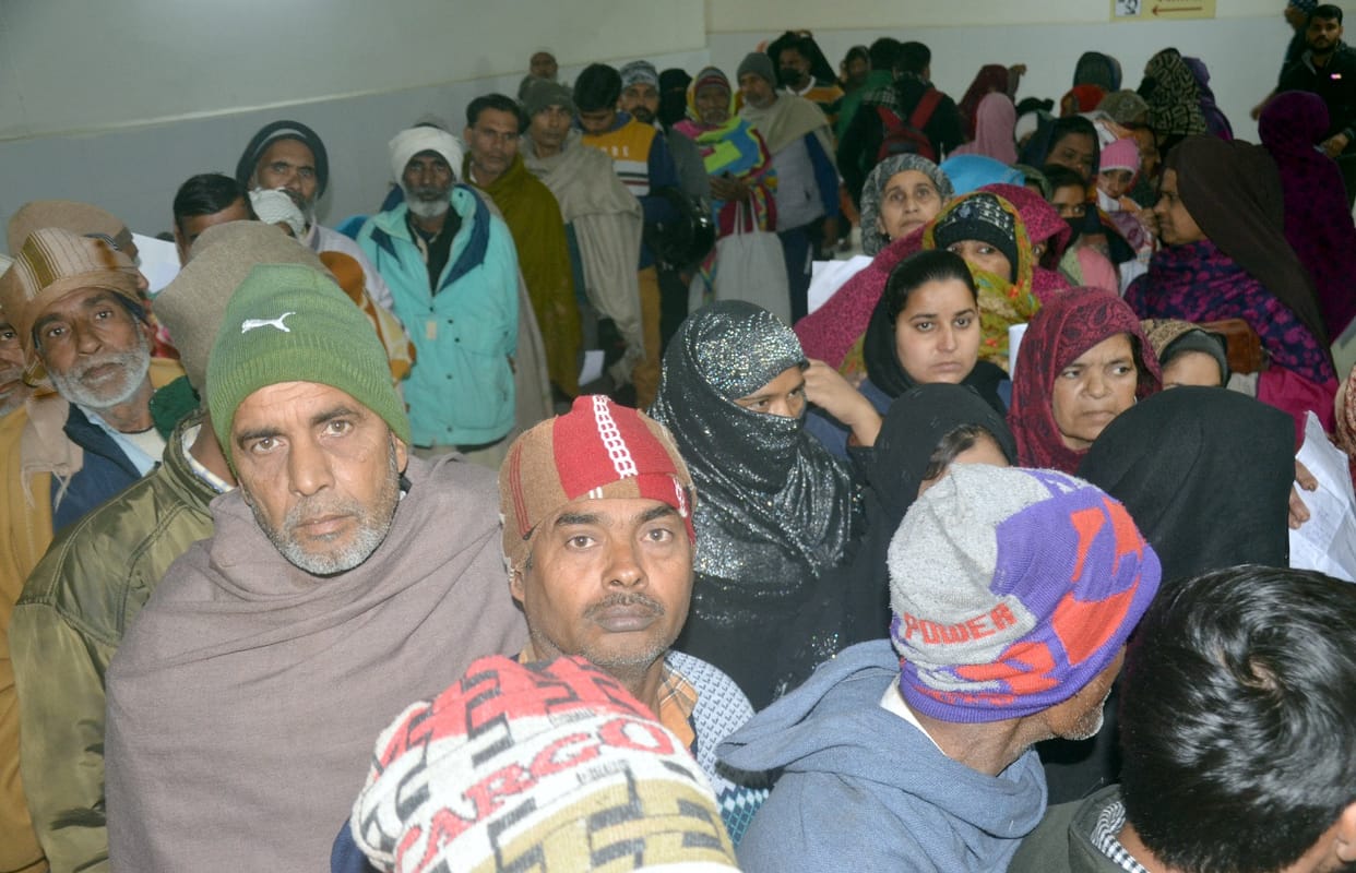 District hospital reopens after two days off, 1,300 patients arrive at OPD