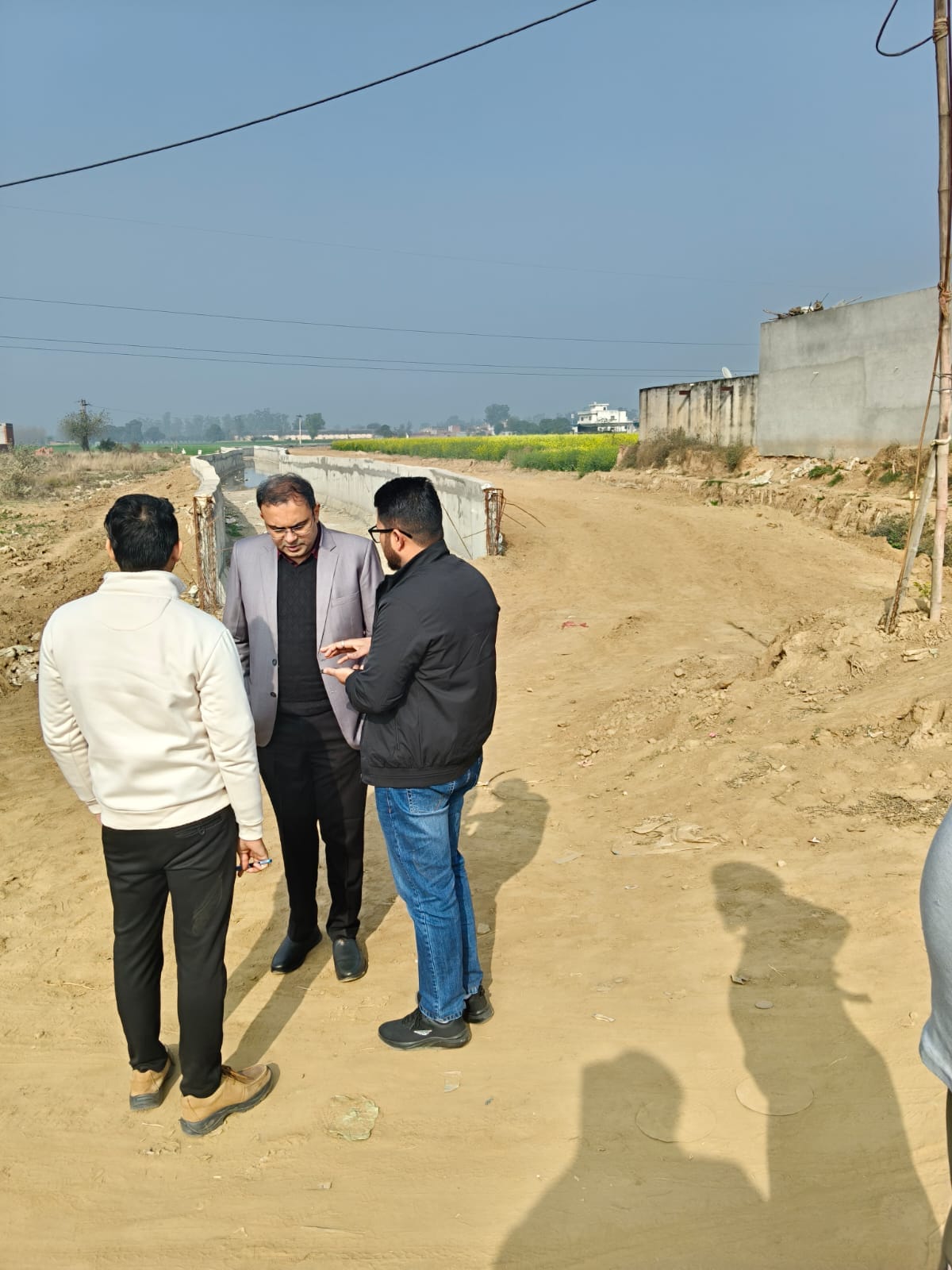 Design for the second phase of flood control work on the Rakshi River is ready.