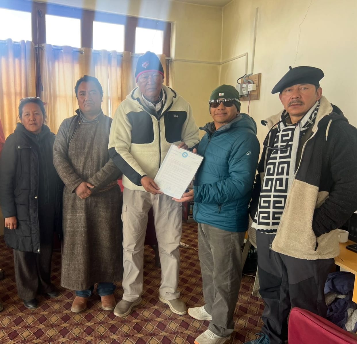 Leh, Aam Aadmi Party, Leaders Meet with Ladakh Bodh Sangh