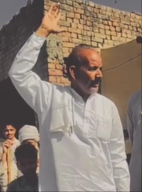Vote for me, and I won't let the police enter the village.